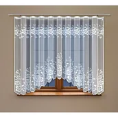 Firany - Firanka żakardowa odpasowana z wszytą taśmą marszczącą 160 x 300 cm - miniaturka - grafika 1