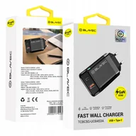 Ładowarki do telefonów - Blavec Ładowarka sieciowa BC5 GaN - USB + Typ C - PD QC 45W 3A - miniaturka - grafika 1