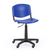 Fotele i krzesła biurowe - B2B Partner Krzesło ISO, obrotowa, niebieski - miniaturka - grafika 1