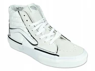 Trampki męskie - Vans Sk8-Hi Reconstructed trampki męskie VN0005UKQJM1M biały rozmiar 44 - miniaturka - grafika 1