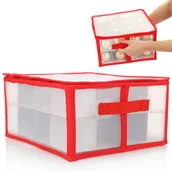 Meble modułowe i akcesoria - Pojemnik Do Przechowywania Bombek Organizer Pudełko Na Bombki - miniaturka - grafika 1