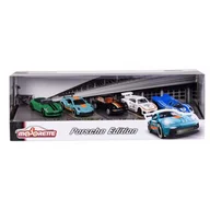 Samochody i pojazdy dla dzieci - Zestaw 5 samochodów metalowych Porsche - miniaturka - grafika 1