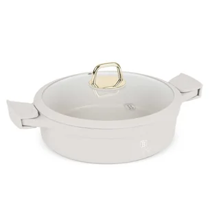 PŁASKI GARNEK TYTANOWY Z POKRYWĄ 28cm BERLINGER HAUS BH-7785 SAHARA - Garnki - miniaturka - grafika 1
