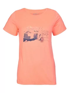 Koszulki sportowe damskie - Killtec Koszulka funkcyjna w kolorze pomarańczowym - grafika 1