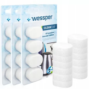 3X Wessper Clean Tabs Tabletki Odkamieniające 4Szt. - Akcesoria i części do ekspresów do kawy 3X Wessper Clean Tabs Tabletki Odkamieniające 4Szt. - Akcesoria i części do ekspresów do kawy - miniaturka - grafika 1