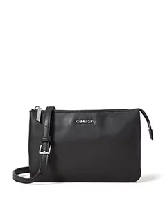 Calvin Klein Damskie CK Must EW DBL Compartment XBODY Crossovers, czarne, jeden rozmiar, Czarny, Rozmiar Uniwersalny - Torebki damskie - miniaturka - grafika 1