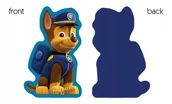 Kołdry i poduszki dla dzieci - Paw Patrol Chase Poduszka Welurowa Maskotka - miniaturka - grafika 1