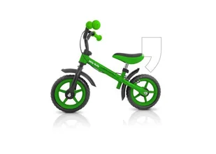 Milly Mally Dragon z hamulcem green 0170 - Rowerki biegowe - miniaturka - grafika 6