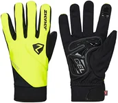 Rękawiczki - Ziener Męskie zimowe rękawiczki rowerowe Donni GTX INF PR | Primaloft, Gore-Tex Infinium, kolor żółty (Poison Yellow), 9 - miniaturka - grafika 1