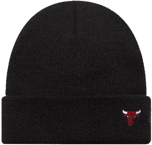 Czapka zimowa NEW ERA Chicago Bulls NBA Mini Logo Cuff Knit Beanie - Czapki damskie - miniaturka - grafika 1