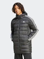 Kurtki męskie - adidas Kurtka puchowa Essentials 3-Stripes HZ8522 Czarny Regular Fit - miniaturka - grafika 1