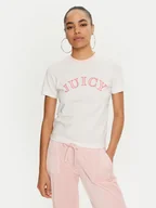 Koszulki i topy damskie - Juicy Couture T-Shirt College Gf JCSCT224414 Biały Regular Fit - miniaturka - grafika 1