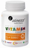 Witaminy i minerały - MEDICALINE Aliness Vitamin Premium Complex dla dzieci x 120 tabl - miniaturka - grafika 1