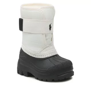 Buty dla dziewczynek - Śniegowce POLO RALPH LAUREN - Everlee RF103701 M Cream/Black - grafika 1