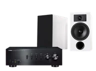 Zestawy stereo - Yamaha A-S501 (czarny) + Tesi 3 (biały) - miniaturka - grafika 1