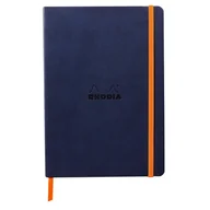 Notesy i bloczki - Notatnik Rhodia A5, miękka oprawa, linie, Midnight - miniaturka - grafika 1