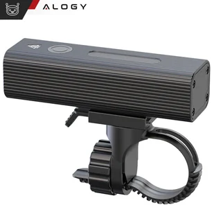 Lampka rowerowa przód LED przednia światło roweru oświetlenie wodoodporna IPX5 Alogy P12 światełko na rower czarna - Pozostałe akcesoria do telefonów - miniaturka - grafika 12
