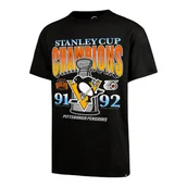 Koszulki sportowe męskie - Koszulka męska 47 Brand  NHL Pittsburgh Penguins Graphic ’47 Drop Shoulder Tee S - miniaturka - grafika 1