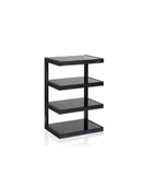 Głośniki - stojaki i akcesoria - Norstone Esse Hi‑Fi Vinyl – stylowy stolik audio/winyl (86 cm) Czarny - miniaturka - grafika 1