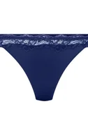 Majtki damskie - Hunkemöller Stringi Lace & Shine Niebieski - miniaturka - grafika 1