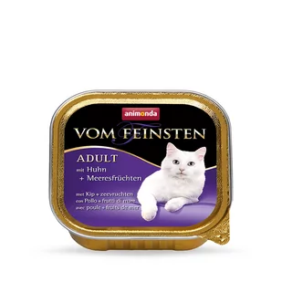 Animonda Vom Feinsten Adult Cat smak z kurczakiem i owocami morza 100g 83306 - Mokra karma dla kotów - miniaturka - grafika 1