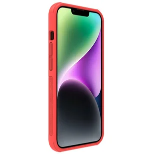 Nillkin Super Frosted Shield Pro etui iPhone 14 Plus pokrowiec na tył plecki czerwony - Etui i futerały do telefonów - miniaturka - grafika 4