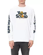 Koszulki i topy damskie - Mister Tee Space Jam Lola Bunny T-shirt damski z nadrukiem z przodu, w kolorze białym i czarnym, rozmiar XS do XL, biały, M - miniaturka - grafika 1