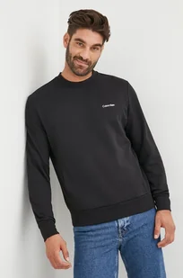 Calvin Klein bluza męska kolor czarny z nadrukiem - Bluzy męskie - miniaturka - grafika 1