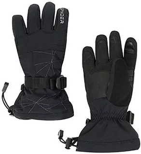 Rękawiczki - Spyder dziecięce rękawiczki OVERWEB, czarny, XL - grafika 1