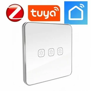 Pilot włącznik dotykowy 3 kanałowy ZigBee Tuya - Systemy inteligentnych domów Pilot włącznik dotykowy 3 kanałowy ZigBee Tuya - Systemy inteligentnych domów - miniaturka - grafika 1