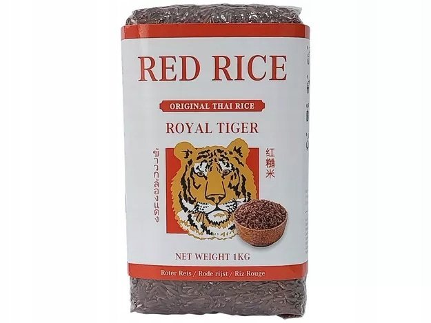 Ryż czerwony Red Rice Orginal Thai Royal Tiger 1kg