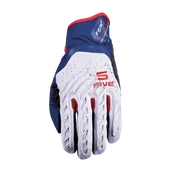 Rękawice motocyklowe - Rękawice Motocyklowe Five TFX5 Szary/Niebieski/CzerwonyXL - miniaturka - grafika 1