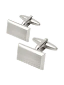 Spinki do mankietów i krawatów - Spinki do mankietów z matową powierzchnią - miniaturka - grafika 1