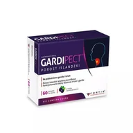 Przeziębienie i grypa - FORTIS PHARMACEUTICALS Gardipect porost islandzki, 60pastylek - miniaturka - grafika 1