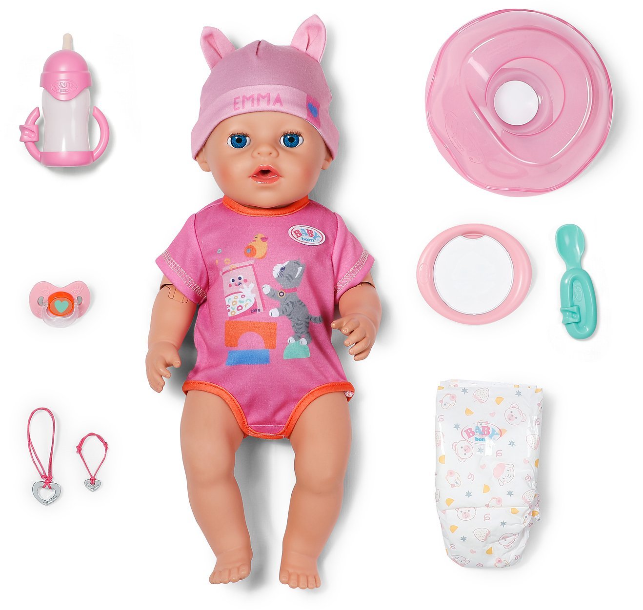 Zapf Lalka Baby Born „Click and Play“ Emma, 43 cm