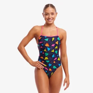 FUNKITA Strój kąpielowy damski jednoczęściowy STRAPPED IN ONE PIECE fly bye - Stroje kąpielowe - miniaturka - grafika 1