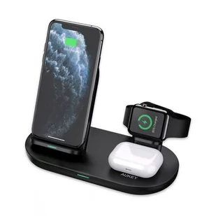 Aukey LC-A3 3w1 AirCore czarny | - Ładowarki do telefonów - miniaturka - grafika 1