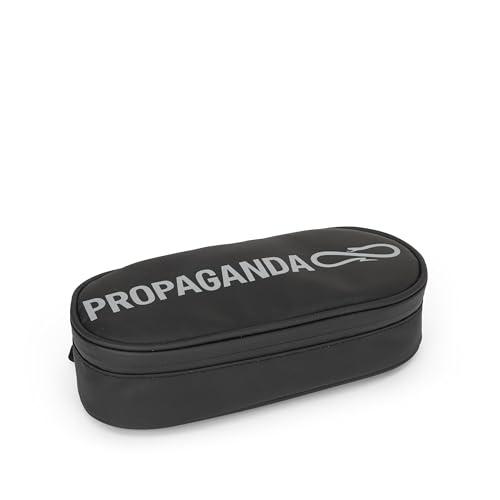 Franco Cosimo Panini PROPAGANDA - Oficjalny piórnik szkolny Propaganda, owalny piórnik, lekki, kompaktowy, łatwy do przenoszenia i przechowywania w plecaku, praktyczne zapięcie na suwak, 8 x 22 x 8
