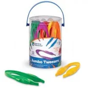 Zabawki kreatywne - Cass film Zestaw 12 szt. Szczypce dla dzieci XXL - miniaturka - grafika 1