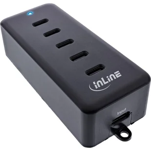 InLine 31515D ładowarka do urządzeń przenośnych Uniwersalne Czarny USB Szybkie ładowanie Wewnętrzna - Ładowarki do telefonów - miniaturka - grafika 1