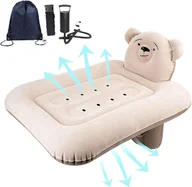 Łóżeczka i kojce - MATERAC MIŚ Dmuchane dziecięce ŁÓŻECZKO DO SAMOLOTU POCIĄGU KOJEC DO AUTA - miniaturka - grafika 1