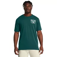 Koszulki sportowe męskie - Męska koszulka treningowa Under Armour Project Rock Day Grphc SS - zielona - UNDER ARMOUR - miniaturka - grafika 1