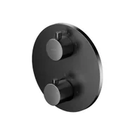 Baterie wannowe i prysznicowe - Bateria prysznicowo-wannowa podtynkowa termostatyczna Cersanit Zen grafit szczotkowany S951-804 - miniaturka - grafika 1