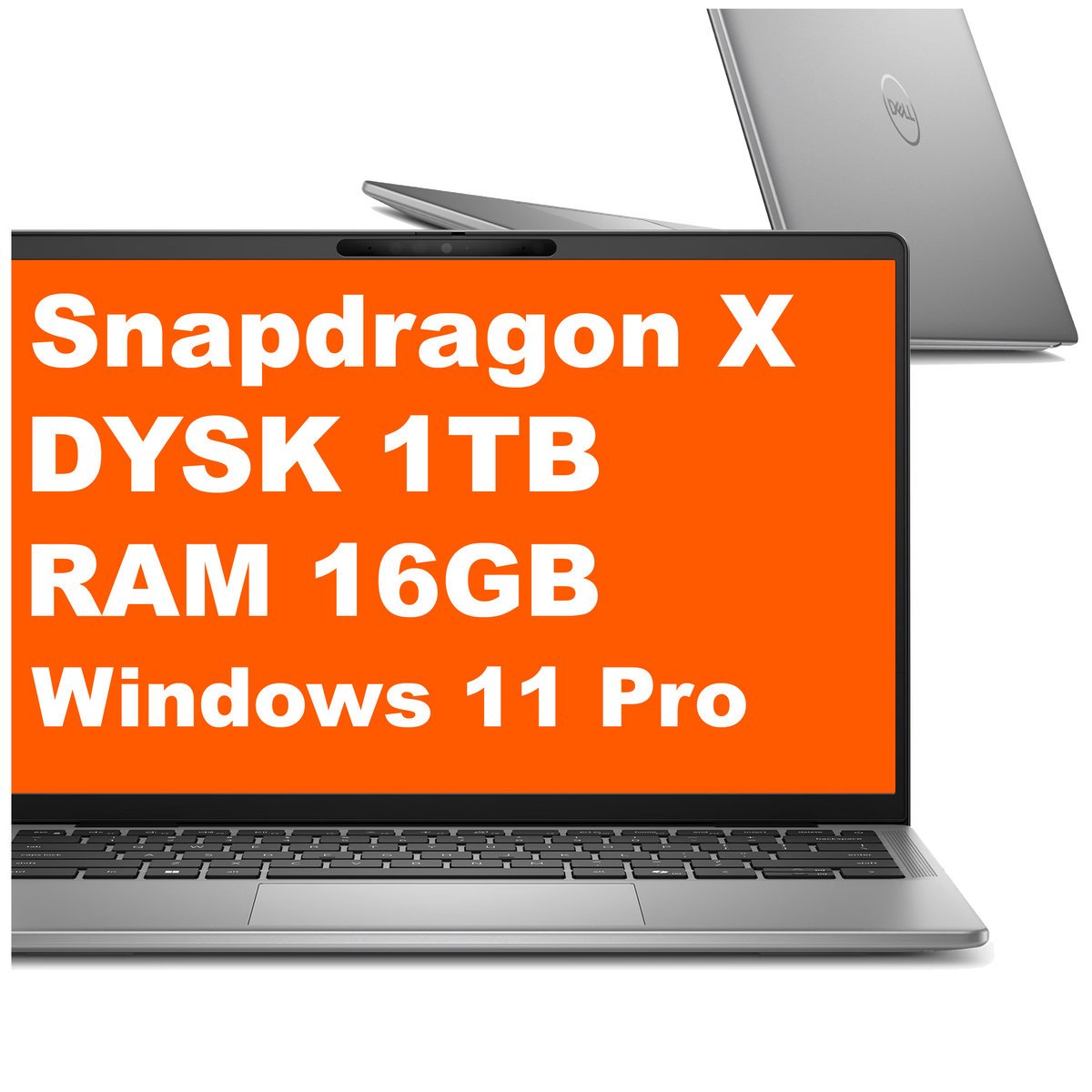 DELL Latitude 7455 Copilot+ / DV9KG / Snapdragon X1P / 16GB / 1TB / QHD+ / Dotyk / Win 11 Pro / Szary
