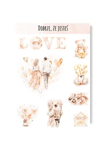 Naklejki dla pary na walentynki ślub rocznicę do ozdabiania kartek love - Scrapbooking Naklejki dla pary na walentynki ślub rocznicę do ozdabiania kartek love - Scrapbooking - miniaturka - grafika 1