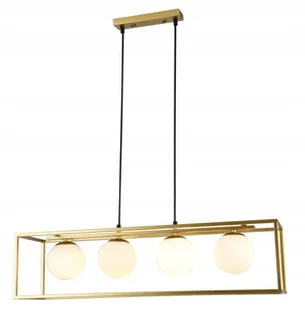 Lampa sufitowa wisząca Avelin 3, 4*E27, złota, Gtv - Lampy sufitowe - miniaturka - grafika 1
