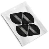 Gąbeczki do makijażu - Puszek trójkątny do pudru Clavier, czarny 4szt. - miniaturka - grafika 1