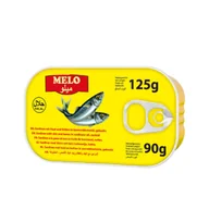 Konserwy i dania rybne - Sardynki Łagodne w Oleju Sojowym 125g Melo - miniaturka - grafika 1