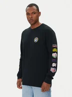 Koszulki męskie - DC Longsleeve ADYZT05464 Czarny Regular Fit - miniaturka - grafika 1
