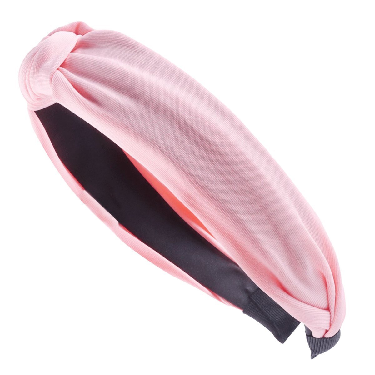 Opaska do Włosów Różowa Szeroka na Głowę Klasyczna z Supłem Lekka i Wygodna